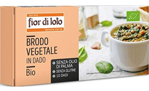 Fior di Loto, Brodo vegetale in dado bio, senza glutine, 100g