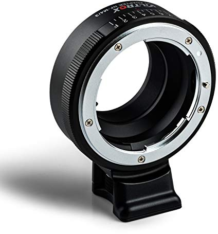Viltrox Manueller Fokus Adapter NF-M4/3 Objektivadapter für Nikon G/F/AI/S/D Serie Objektiv auf M4/3 Mount Kamera wie GH5 GH4 GF1 GF6 GX85 GX7 E-M5 E-M10 E-M10II