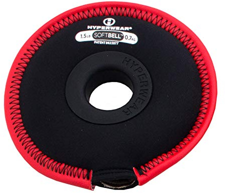 Hyperwear SoftBell Soft Hantelscheiben 0,7 kg Rot| für individuelle Handgewichte und für SoftBell System von verstellbaren Hanteln, Soft Kettlebell, Soft Barbell | Gewichte für Übungen