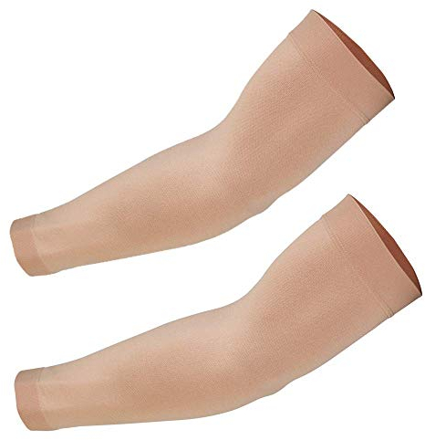Weimob 2PCS Brazos Manga Completa para Tatuaje Compresión Tatuaje Protección UV Piel