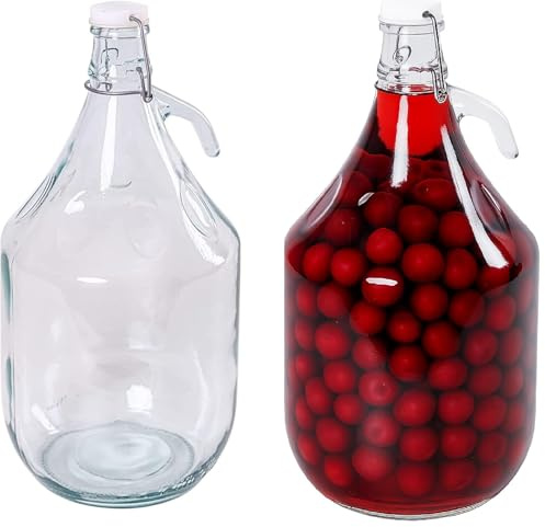Bottiglie con ferramenta da 5 l per fermentazione, palloncino di vino, bottiglia di vino (2)