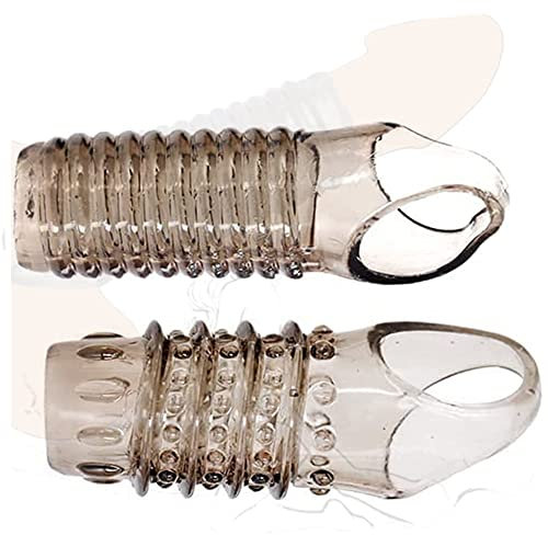 2 Anelli da Uomo in Silicone Liquido Super Morbido per alleviare la Fatica (Grigio e Nero)