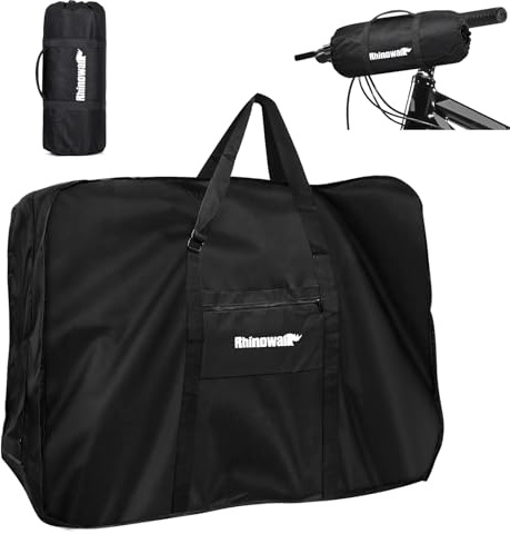 LVNRIDS Folding Bike Travel Transport Bag 26 Inch Bicycle Storage Carrier Bag Black