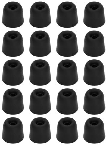 JEYORZY 20 pc Puntas De Repuesto De almohadillas de espuma viscoelástica para Auriculares, con 1 caja de almacenamiento, Almohadillas De Repuesto para Auriculares, Accesorios para Auriculares Internos