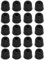 JEYORZY 20 pc Puntas De Repuesto De almohadillas de espuma viscoelástica para Auriculares, con 1 caja de almacenamiento, Almohadillas De Repuesto para Auriculares, Accesorios para Auriculares Internos