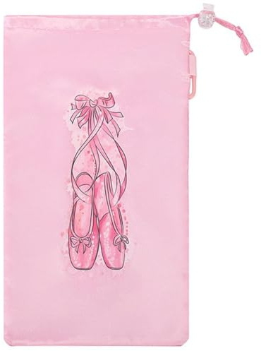 Lpitoy À Chaussures À Pointe Rose, Sacs À Chaussures De Danse, À Chaussures De Danse De Ballet, Pochette À Cordon pour Chaussures De Danse pour Femmes Filles