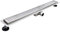 Duschrinne 60 cm Bodenablauf Duschablauf aus Edelstahl sehr flach Größen 50cm – 120cm Model R7 Kreise