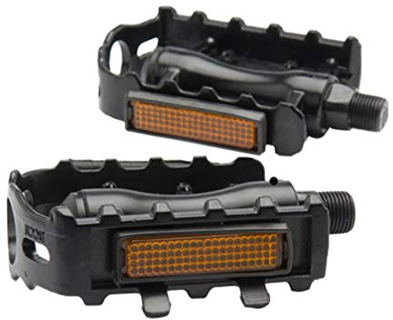 1 Paar Fahrradpedale Fahrräder Bmx Pedale Ersatz Zubehör Für Pedale Rennrad Pedale Universelles Fahrradpedal Pedale Mit Reflektor Rennradpedal Clips Kind Mountainbike Blütenblatt