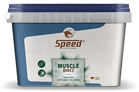 Speed Muscle Boost, 1,5 kg, natürliches Muskelaufbaufutter für Pferde, getreidefrei