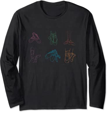 Vintage American Theater Ballettbekleidung für Frauen oder Mädchen Langarmshirt