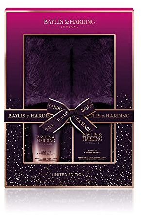 Baylis & Harding Wild Fig & Pomegranate Luxury Slipper Gift Set (Pack of 1) - Vegan Friendly