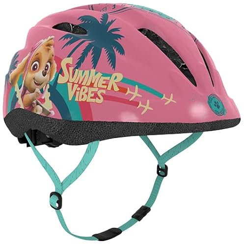 Kinder Fahrradhelm PAW Patrol Girls, Altrosa, 48-52cm, Skye und Liberty, ca. 2-5.5 Jahre