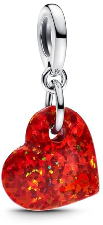 PANDORA ME 793348C01 ciondolo a cuore rosso