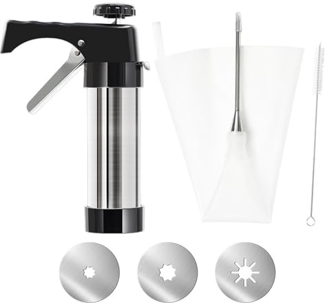 Prensa profesional de acero inoxidable para hacer churros españoles, herramienta de prensado para decorar pasteles, accesorios de cocina