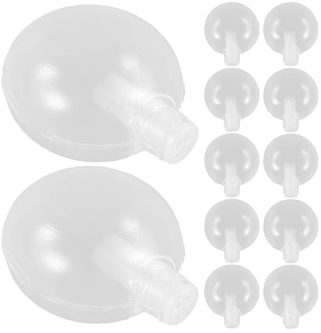 TOYANDONA 50 Pezzi Inserti di Ricambio per Squeaker per Giochi Sonori per Cani e Peluche, Materiale Abs Bianco Installazione Rapida e Basso Rumore per Ambienti Familiari