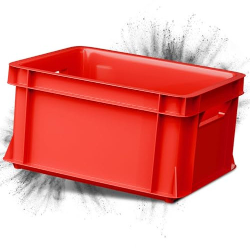 ARTECSIS Mini caisse rangement plastique / 11L, 35x24x18cm, Rouge