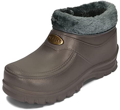 PLAME Botas de EVA Para Hombre Botas de Agua Aisladas e Impermeables Graphite Blu Marino 41-46 EU (Graphite, numeric_45)