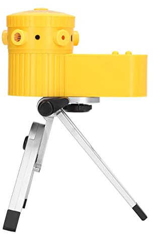 Niveau Laser, Niveau Laser en Croix avec Trépied Niveau Laser Multifonction Portable avec Colonnes D'eau Verticales et Horizontales et Indicateurs LED pour un Usage Domestique