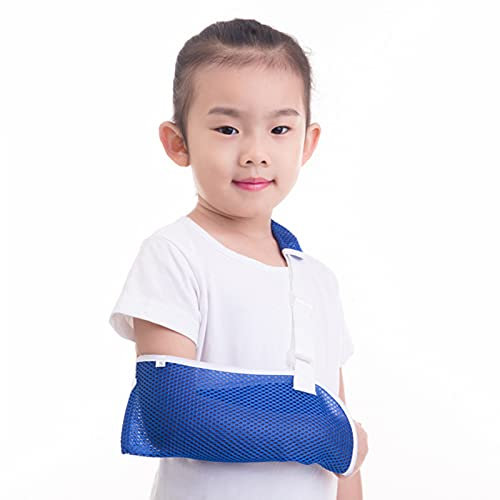 Samnuerly Cabestrillo para el Hombro Cabestrillo para el Brazo Cabestrillo para el Hombro con Malla para niños - Inmovilizador médico del Hombro para la Ducha - Soporte Derecho Izquierdo para niños y