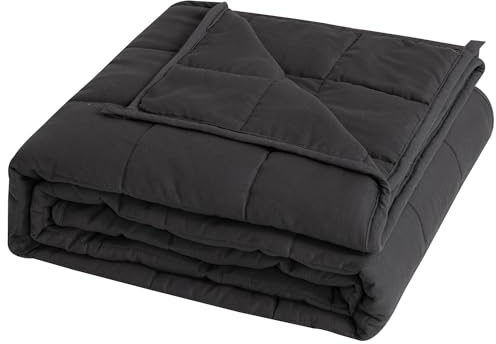 Good Nite Couverture Lestée Couverture Pondérée 125 x 150 cm Plaid Lesté Couverture Lourde avec Perles de Verre Weighted Blanket Gris 4 kg 125 x 150 cm
