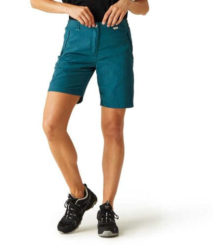 Regatta Womens Chaska Ii - Pantalones Cortos De Senderismo para Mujer Board Shorts, Moroccan Blue, 20 EU