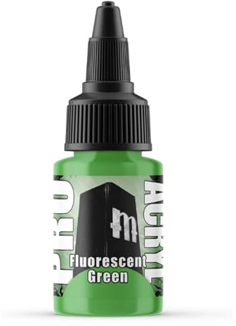 Monument Hobbies PRO Acryl 22ml Acrylic Miniature Paint - Fluorescent Green
