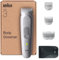 Braun Recortadora Corporal Series 3 BG3575, Afeitadora Corporal Para Pieles Sensibles, +6 Accesorios De Rasurado, 80 Min De Autonomía, Afeita Y Recorta, Resistente Al Agua, Gris