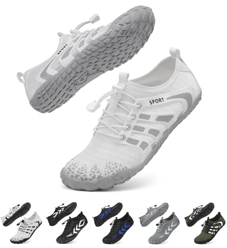 Barefoot Water Shoes Women Men Adult Hiking Swim Beach River Pool Hike Guarding Shoes Aqua Socks Protective Comfort Wide Toe Box Width Rock Climbing Vacation Outdoor 2025 New