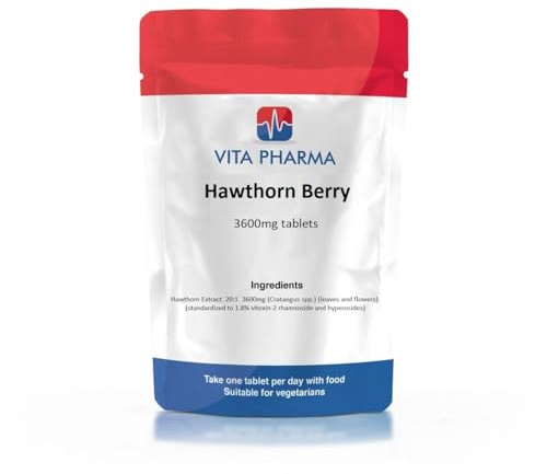 VITA PHARMA Hawthorn Extract 3600mg 365 Tablets