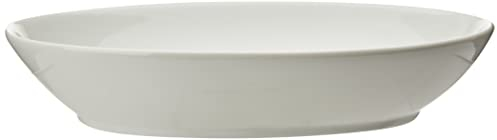 Maxwell & Williams White Basics Bol de service ovale en porcelaine blanche 25x17cm