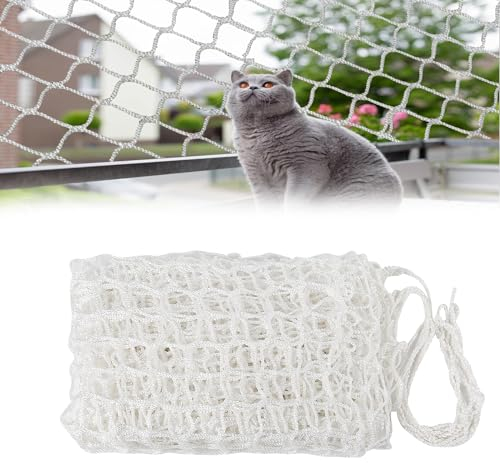 XLSBZ Katzennetz für Balkon,Balkon Katzenschutz Katzengitter Fenster Kinder Sicherheitsnetz Balkon Geländer Treppenhaus Sicherheitsnetz für Katzen Baby Kinder (1.5 * 8M)