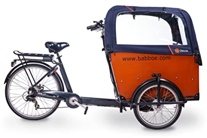 Regenzelt Superior - Passend für Babboe Big Lastenfahrrad OHNE Verdeckgestänge- Qiewie (Blau) …