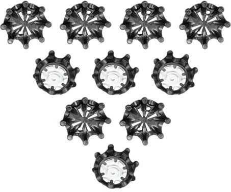QEXUJOW Golf Spikes,10 Stück Golf Schuh Spikes, Leicht zu Wechselnde Stollen, Universelle Anti-Rutsch-Golfschuhe