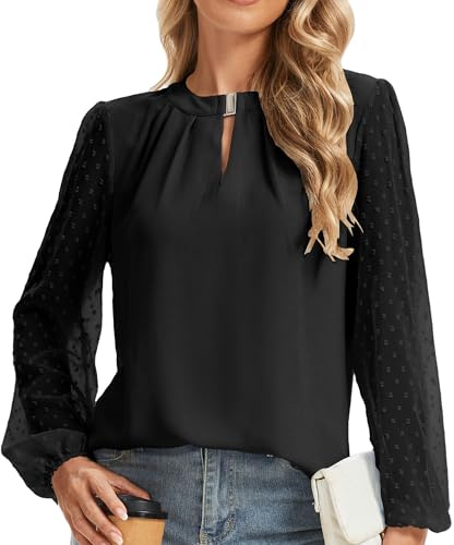 HANERDUN Camicette Donna Top Manica Lunga