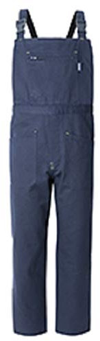 Brembo Classic Pettorina Salopette Tuta BremboPlus A50122 da Lavoro Uomo Donna 100% Cotone rischi Minimi tasconi Apertura Laterale Chiusura con Bottone Blu (L)