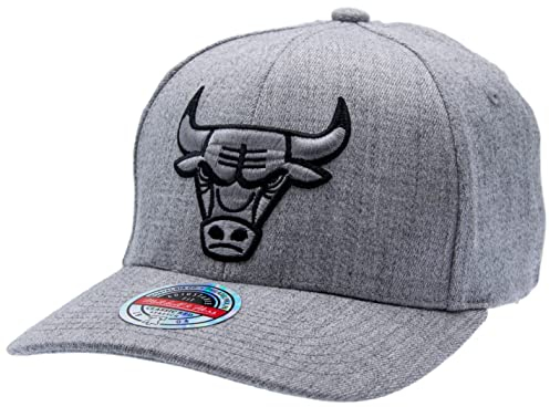 Mitchell & Ness Snapback Classic Red Chicago Bulls, Grey Heather