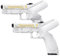 AMVR VR Touch Controller Game Gun Compatible con Meta Quest 2, Pistol Grip Accesorios Compatible con Quest 2 FPS Game,Aumente la Experiencia de Juego para VR Shooting Game
