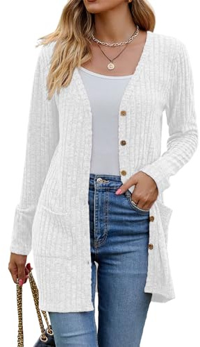 Witsmile Cardigans for Women Trendy Lightweight Open Front Knit Casual Coat