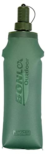 Kaxenig Gourde Souple, Sac Réservoir d'eau, 250/500ML Flasque Running Gourde Sport Pliable Poche Hydratation, pour La Randonnée, Les Aventures, Les Voyages