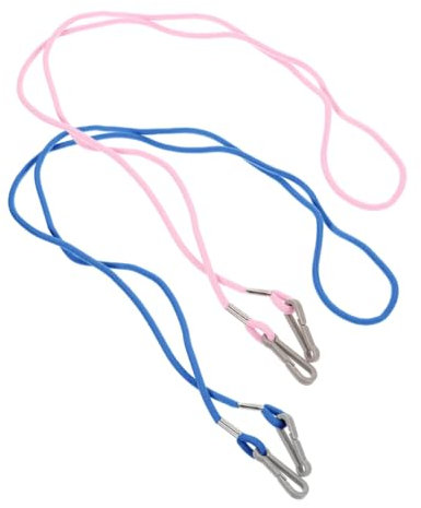 TOGEVAL 2stücke Elastische Handschuh-Clips Verstellbare Ski-Straps Handschuhhalter Mit Schnur Für Junge Mädchen Und Erwachsene Winter Fäustlingshalter Blau Verhindert Verlust Bei Outdoor