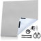 Fenêtres occultantes sans perçage, fenêtre de toit occultante gris clair 1m x 1,45m avec velcro et serre-câbles peut être store occultant fenêtre de toit tissu occultant 100 % opaqu