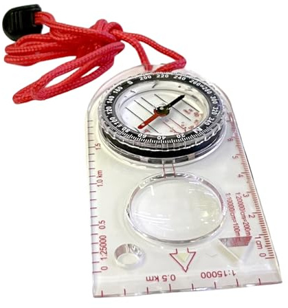 Compass Navigation Tool – Portable Hiking with Lanyard for Outdoor Adventure, Camping– Waterproof Compass