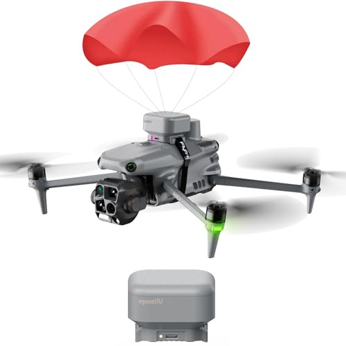 Drone Parachute for DJI Mavic 4 pro, 2025 Upgraded 4rd Gen Manti 4 Plus UAV Flight Safety Guard, Accessories for DJI Mavic 4 pro