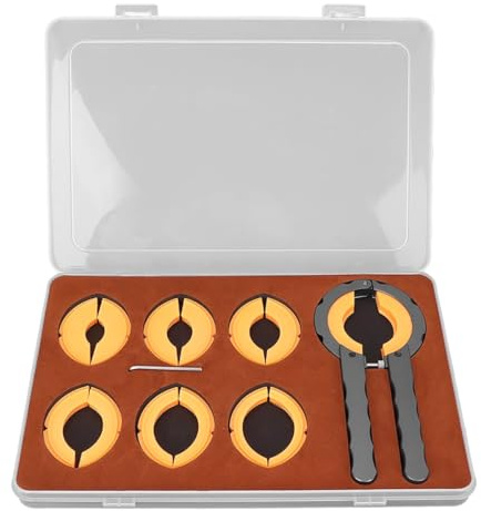 Ausi Watch Bezel Pliers, Bezel Remover Tool with Alloy Handle Portable Professional Safe with Plastic Box for Watchmaker for Home