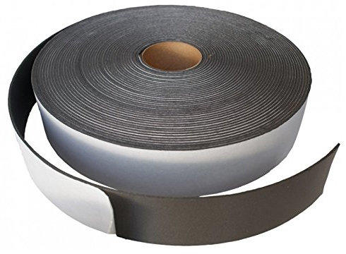 Générique - Ruban isolant acoustique et insonorisant - Bandes d'isolation de solives, 4 mm d'épaisseur, 20 m (largeur : 50 mm)