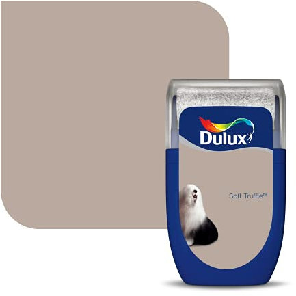 Dulux Walls & Ceilings Tester Paint, Soft Truffle, 30 ml