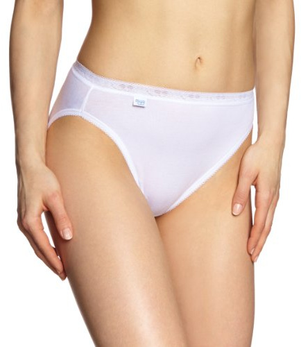 Sloggi Femme Basic+ Tai 2p Slip, Blanc, 36 EU