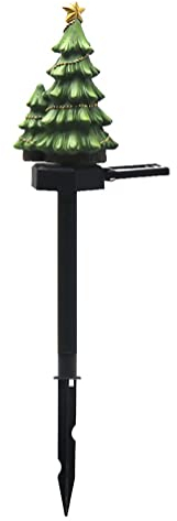 SOLUSTRE 1stück Solarbetriebene Weihnachtsbaum-gartenlampe Für Außenbereich Und Dekorativ Für Garten Und Rasen Einfache Installation Ohne Verkabelung
