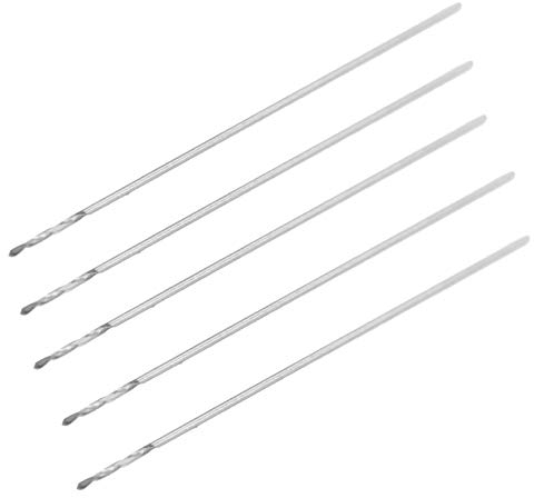 Punta Elicoidale da 10 Pezzi, 0,3mm Punte Elicoidali Per Trapano in Micro HSS con Gambo Dritto per Trapano per Gioielli Artigianali, Foratura di Perle, Assemblaggio, Modellismo