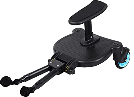 H-YEEU Azul Patin Carro Bebe con Asiento, Cochecito Para el Segundo Niño, Patinete Carro Bebe, Accesorios Para Cochecito Para Niños de 2 a 6 Nños (25 kg)